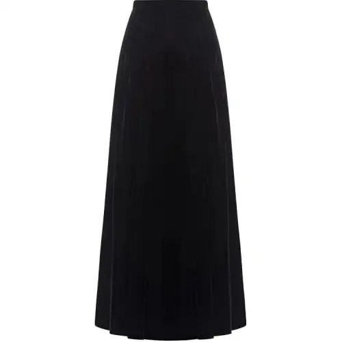 Christian DIOR Pleated Long Flared Skirt