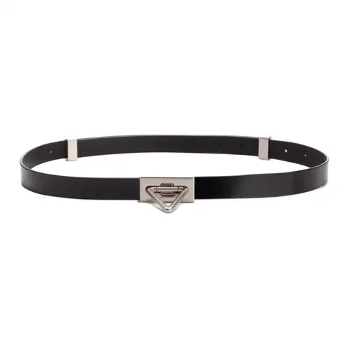 Bottega Veneta Leather Belts Women's Black