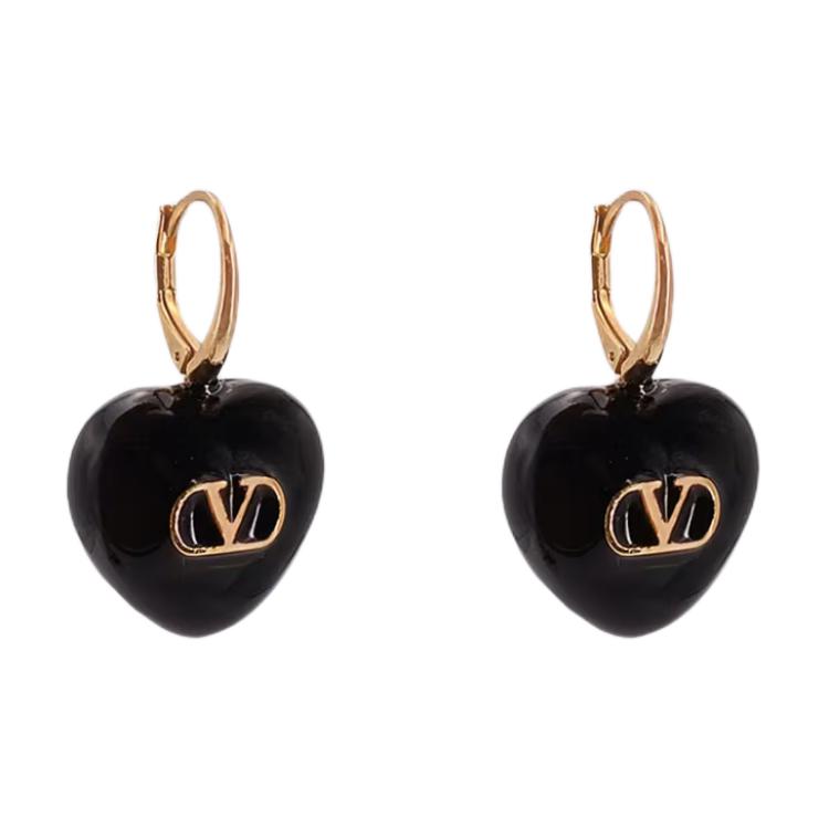 Женские серьги Valentino (черные)