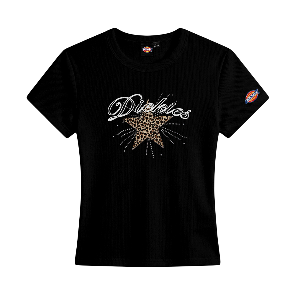 Женская футболка Dickies (черная) — фото 17