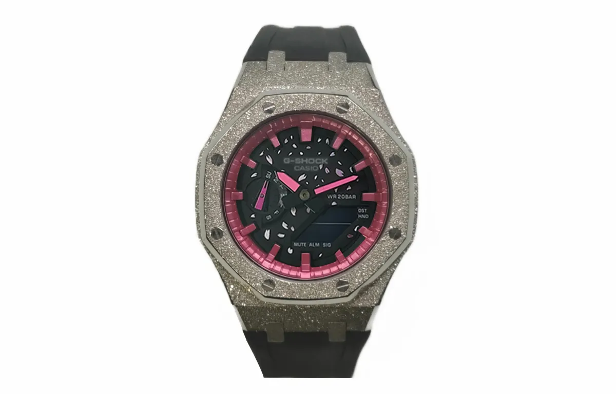 CASIO Men Liquid Crystal/Analog Dual Display Series 44mm Black Watch