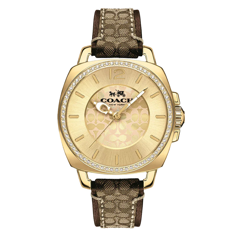 Женские часы COACH BOYFRIEND (золотые)