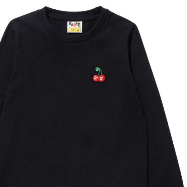 Женская футболка A BATHING APE (черный) — фото 4