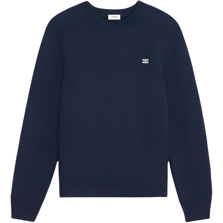 CELINE DYSFUNCTIONAL BAUHAUS Men's Collections FW22 Sweater Men's Marine Blue