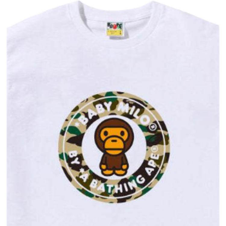 Мужская футболка A BATHING APE A BATHING APE 1ST CAMO T (зеленый камуфляж) — фото 2