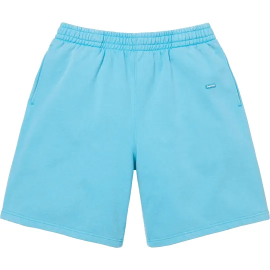 Supreme SS26 WEEK6 Small Box Sweatshort, свободные прямые спортивные шорты прямого кроя с эластичным шнурком, повседневные шорты для мужчин и женщин.