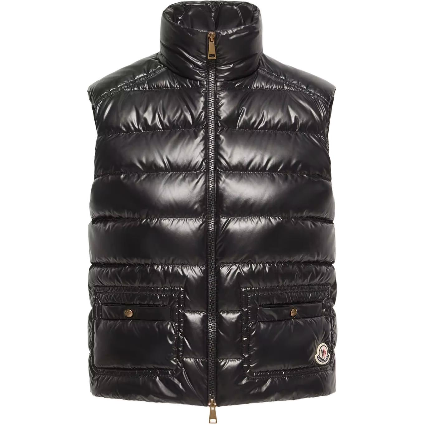 Женский жилет-пуховик Moncler Frelon (черный)