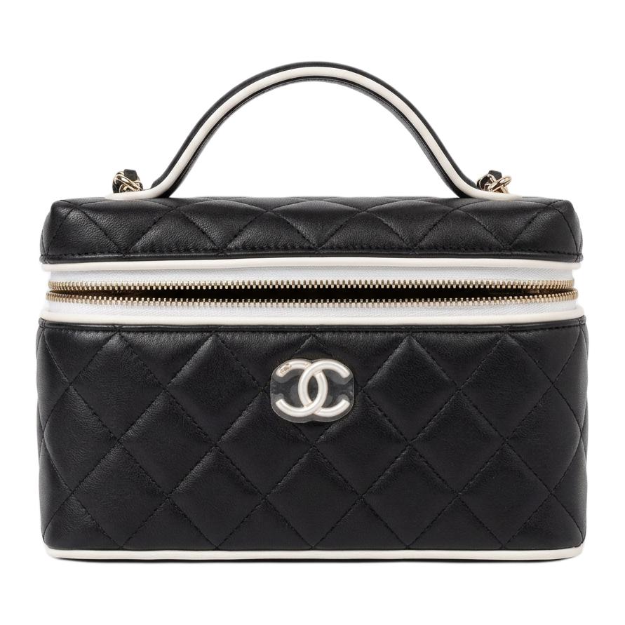Сумка CHANEL 26S C Logo (черно-белая)
