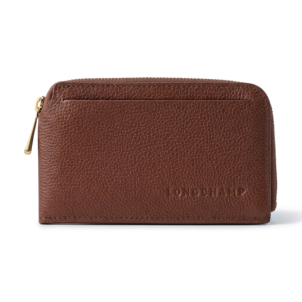 Картхолдер LONGCHAMP Le Foulonné (кофейный)