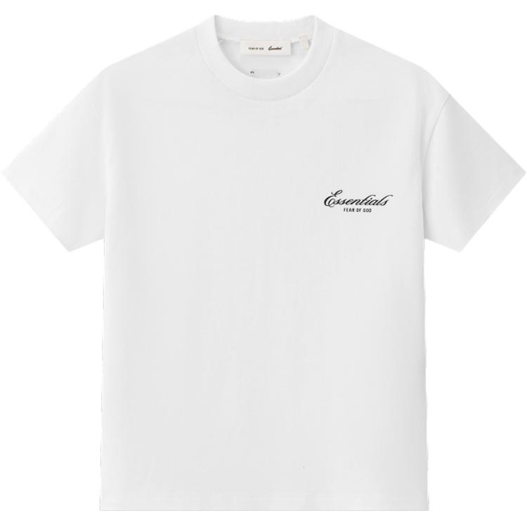 Женская футболка Fear of God Essentials (черная)
