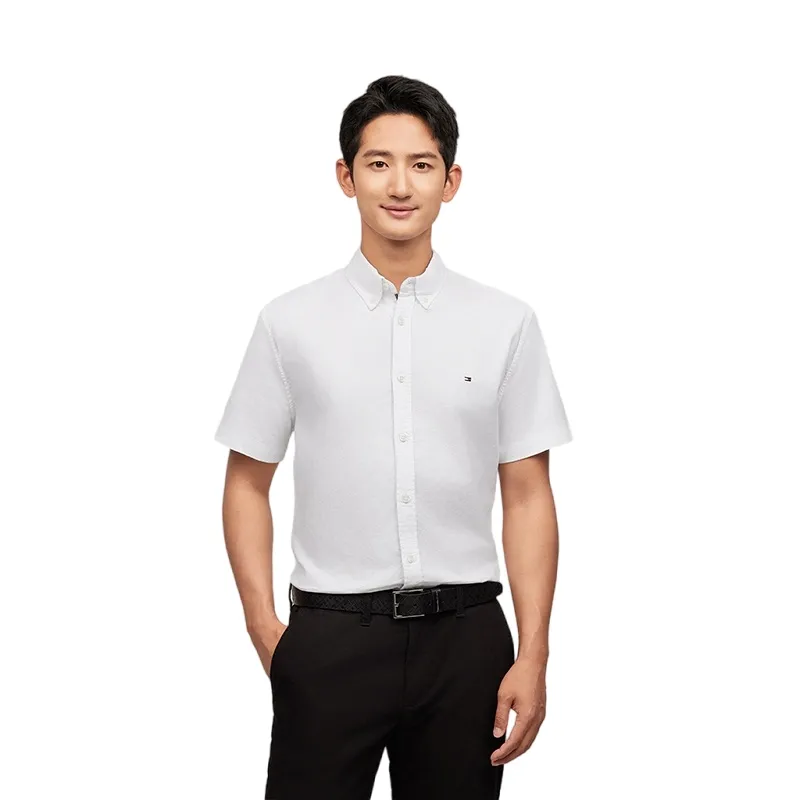 Tommy Hilfiger Shirt Men's Cloud Bath White