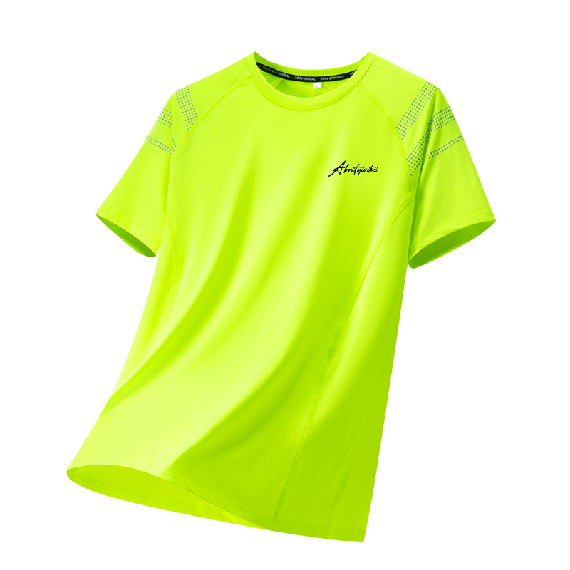 YIVIKII Quick Dry T Shirts Unisex Crew Neck Thin Straight Fit