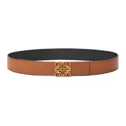 LOEWE Cow Leather Belts Women's Brown 4cm