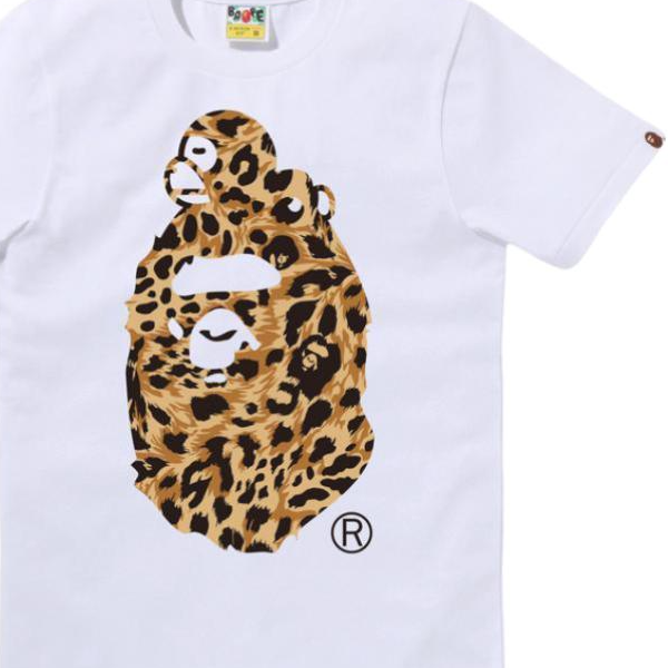 Женская футболка A BATHING APE (разноцветная) — фото 3