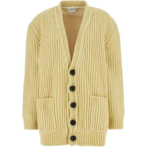 Bottega Veneta Sweaters Women's Yellow V Neck Other