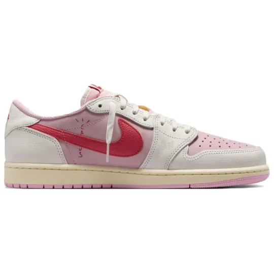 Jordan 1 Retro Low OG SP Travis Scott Sail Tropical Pink