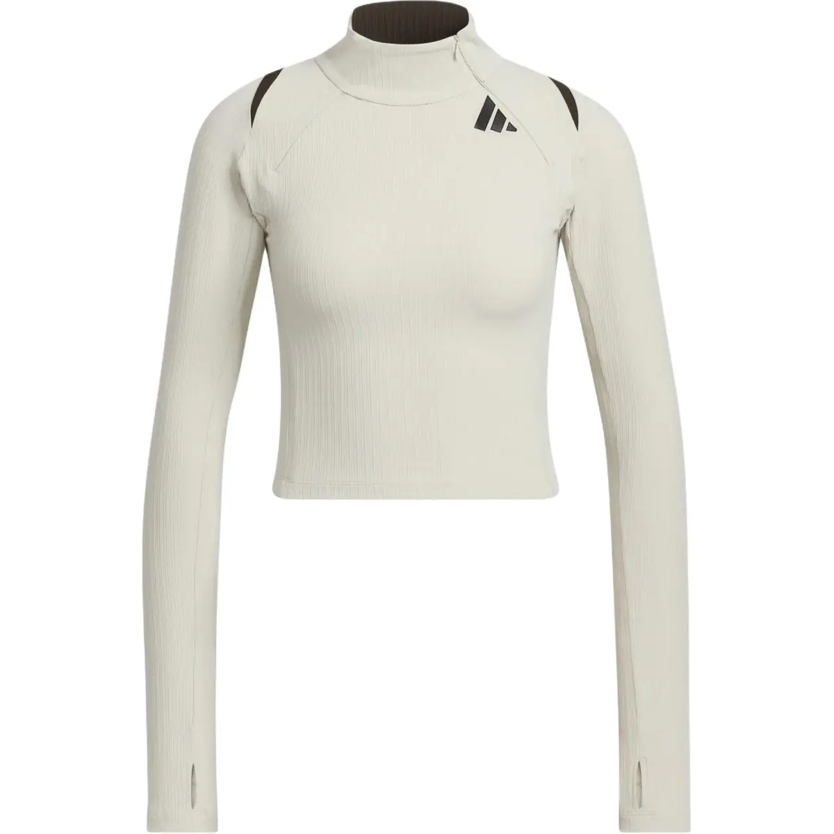 Adidas FW24 T Shirt Women's Light Sesame Earth Gray