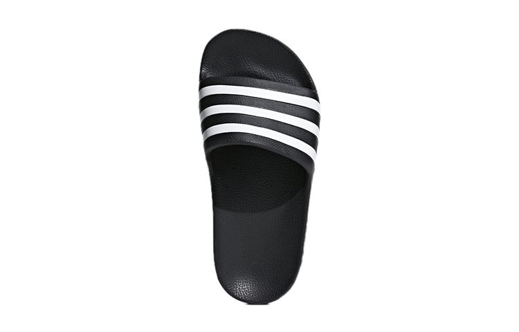 Детские шлепанцы adidas Adilette Aqua Slides K (черно-белые) — фото 5