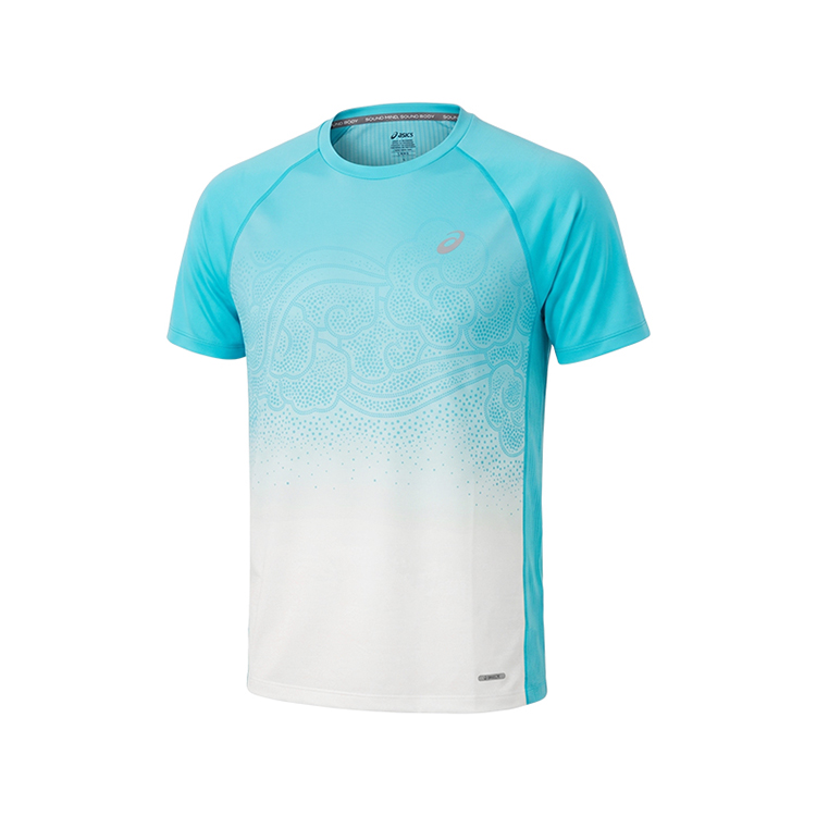 ASICS Breathable retroreflective sports T-shirt, for running, with short sleeve