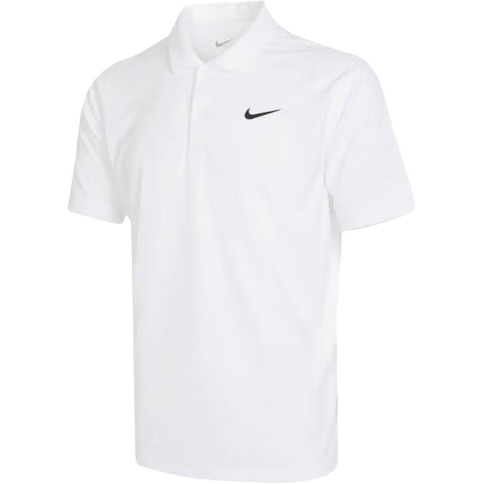 Мужская футболка-поло Nike Dri-Fit Logo (белая)