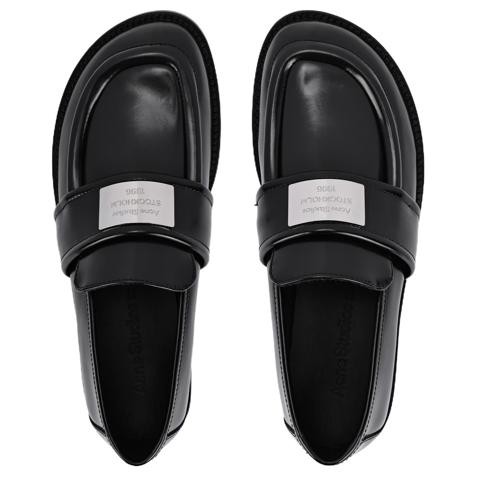 Acne Studios Loafers 3cm Women's Black