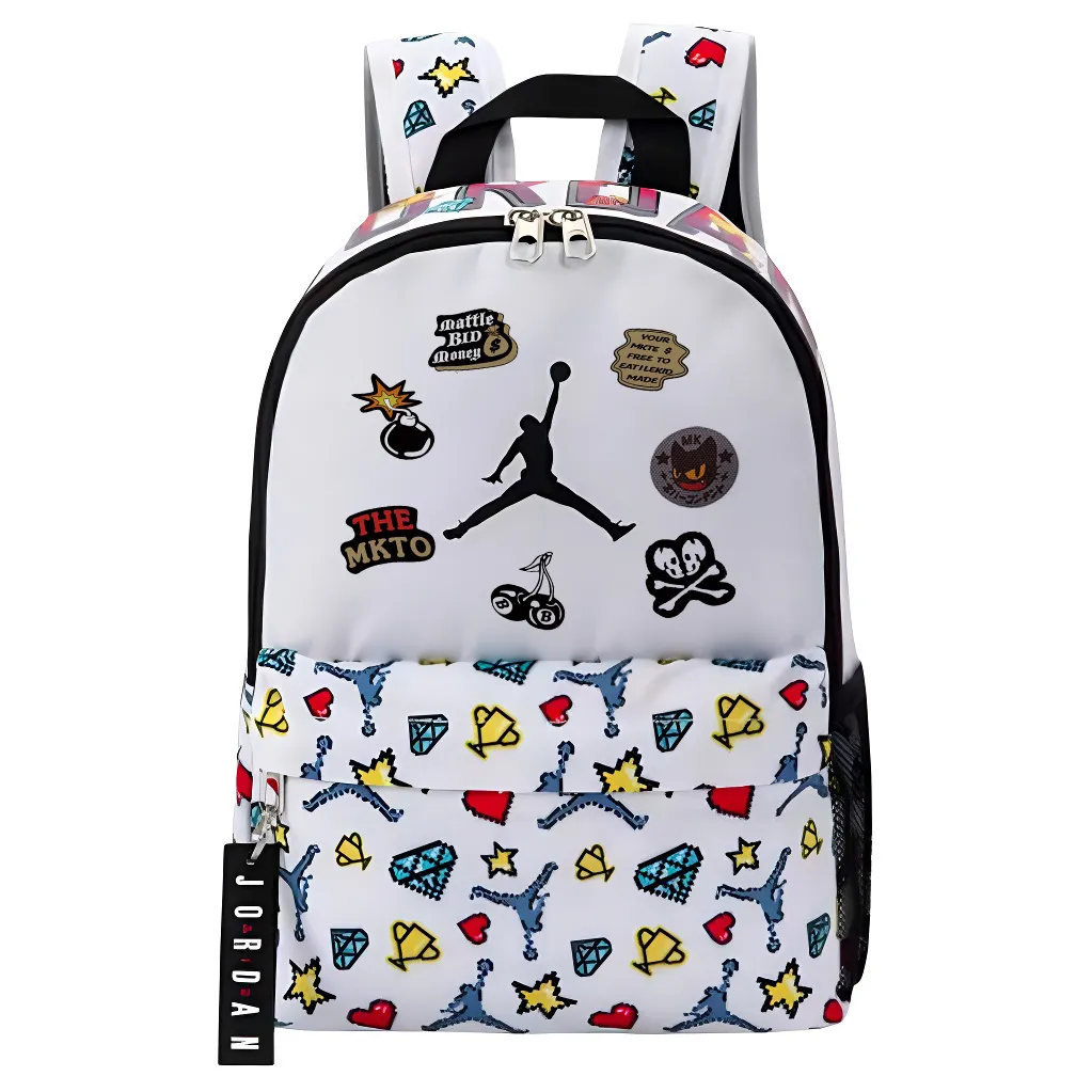 Jordan Polyester Backpack Women's White