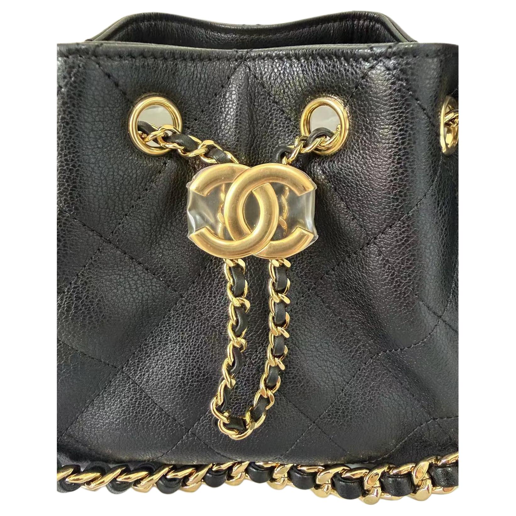 Сумка Chanel 25Bag C Logo (черный) — фото 3