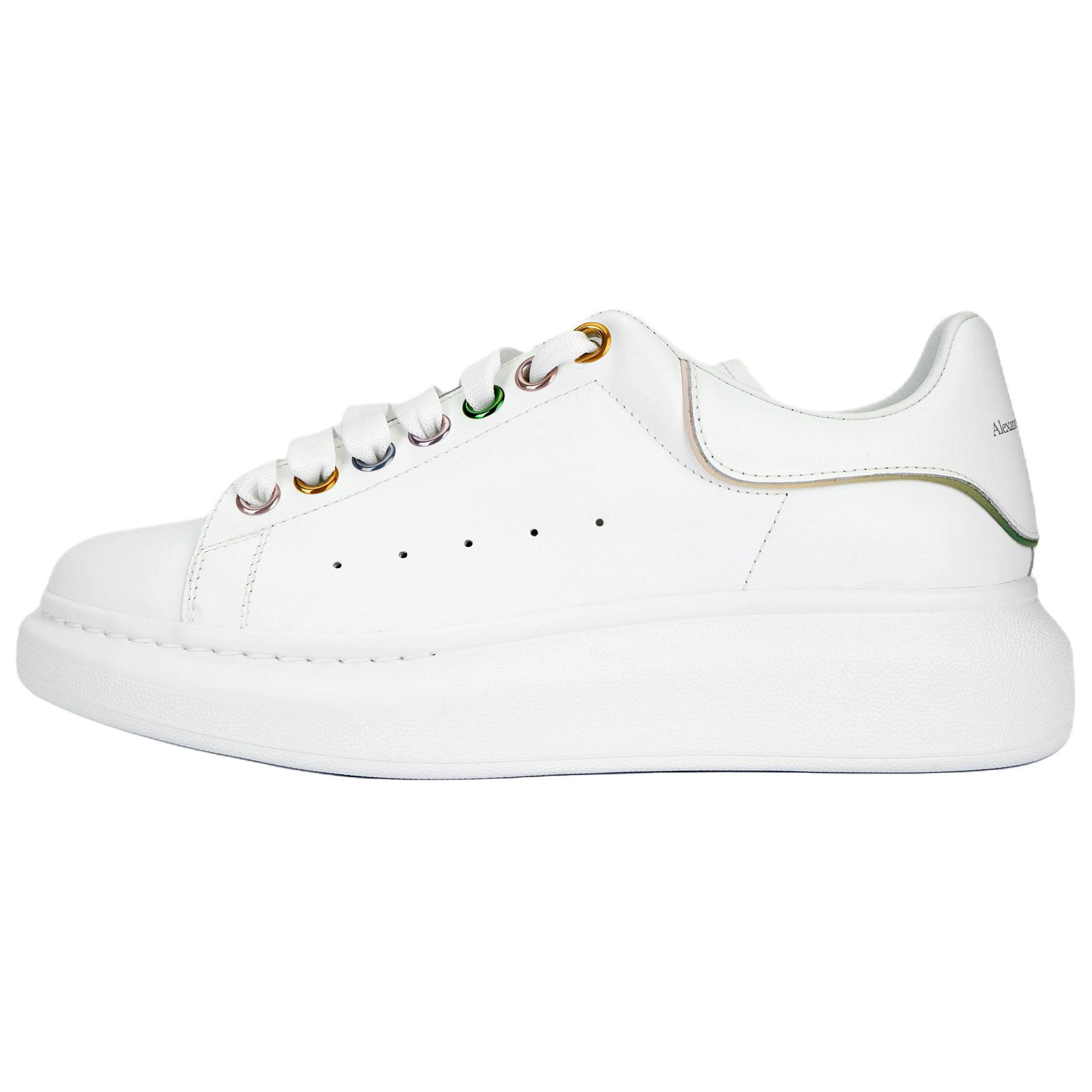 Женские кеды Alexander McQueen Oversized (белые)