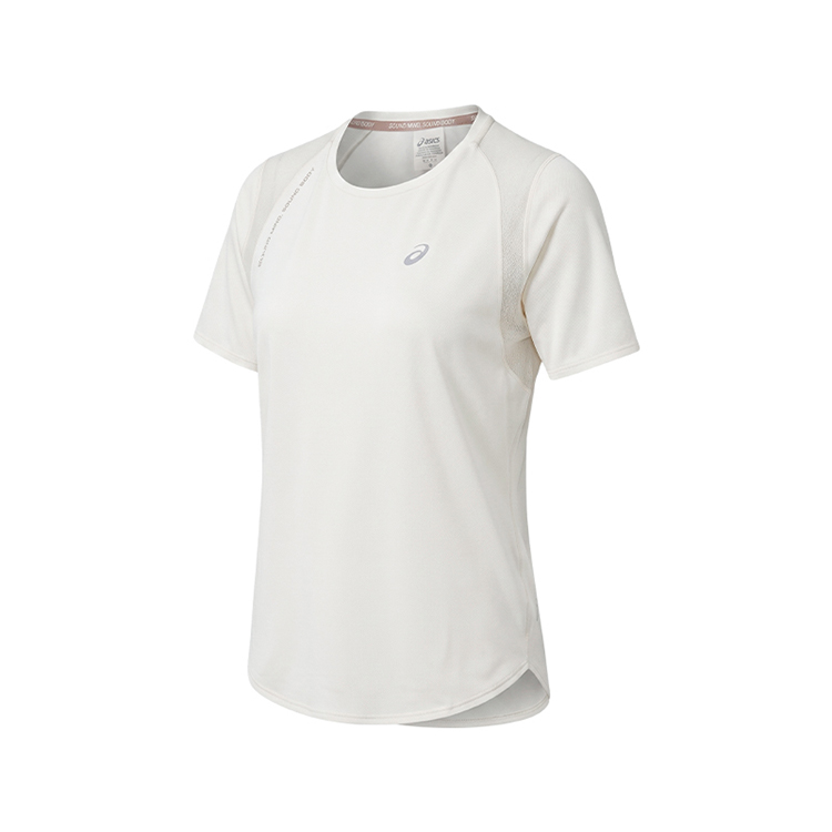 ASICS Breathable retroreflective sports T-shirt, for running, with short sleeve