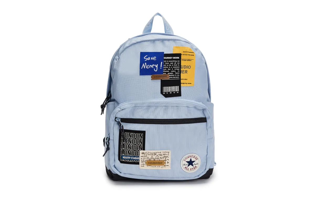 Converse Polyester Medium Backpack Unisex Light Haze Blue