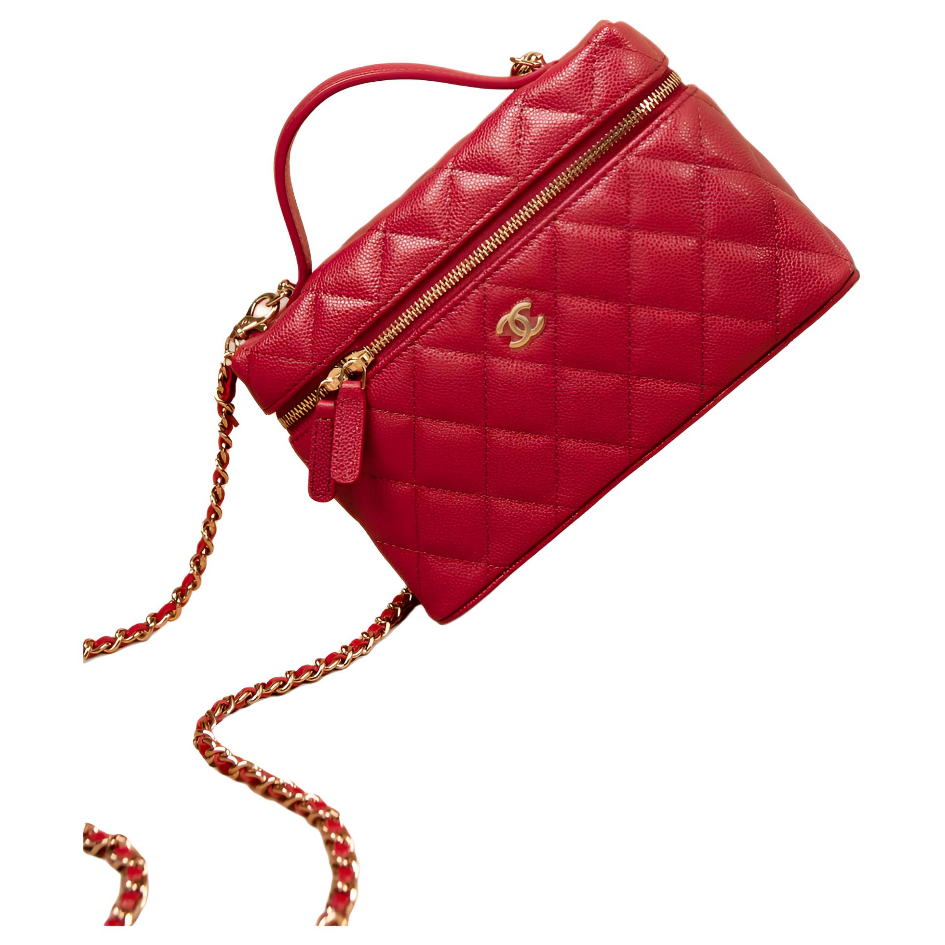Женская сумка Chanel LP Box Bag (красная) — фото 2