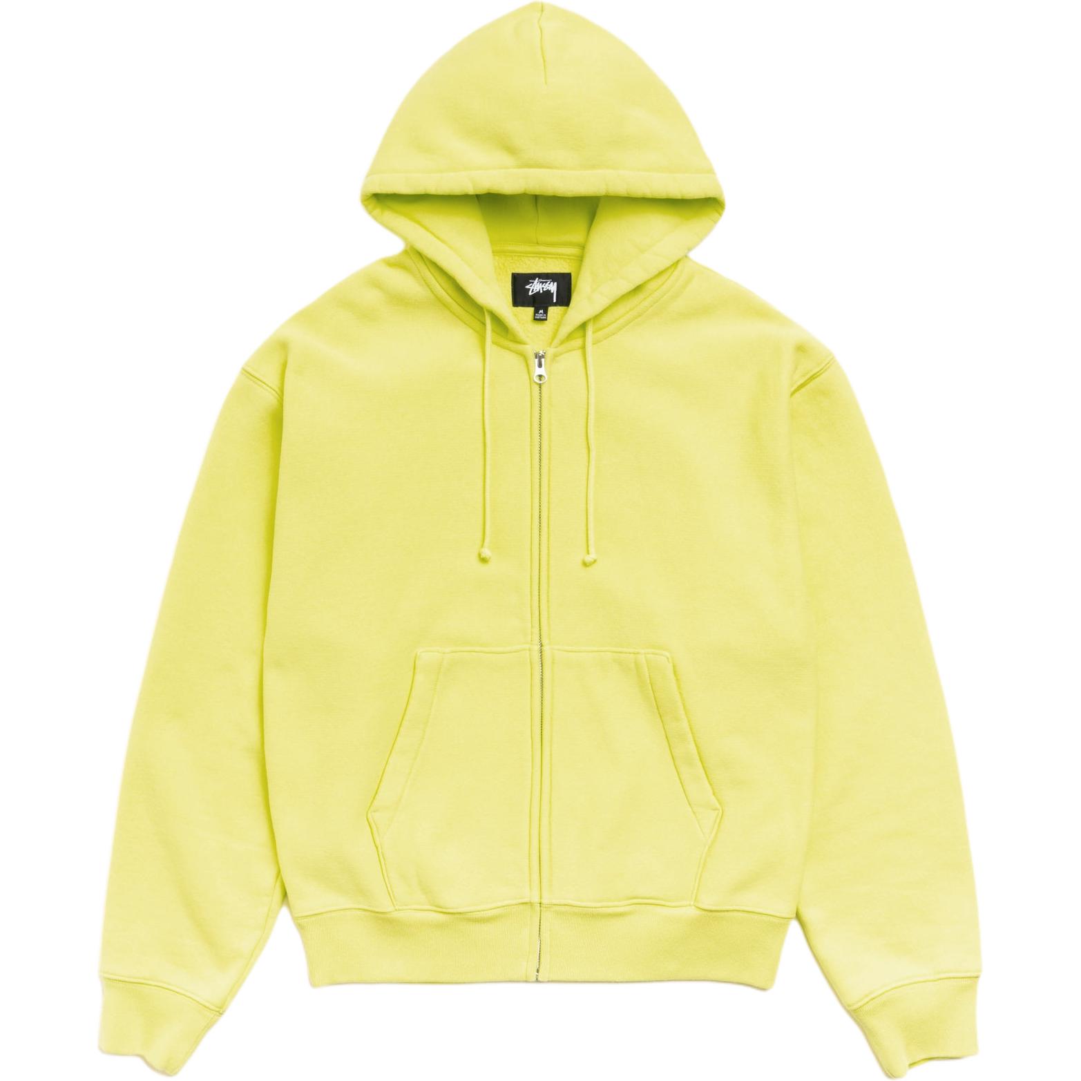 Худи Stussy SS26 CURSIVE APPLIQUE ZIP HOODIE (черное)