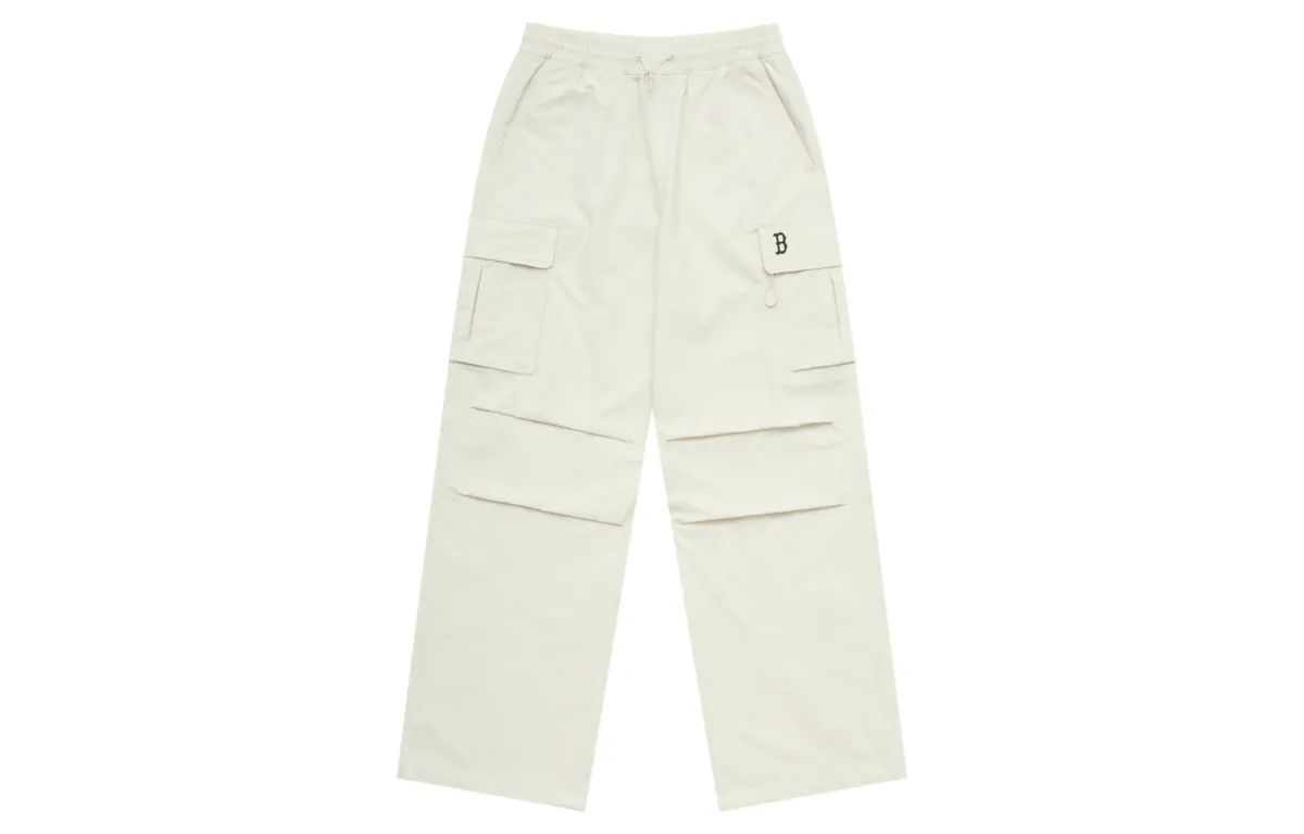 MLB Boston Red Sox Basic Collection 25FW Cargo Pants Unisex Deep Ivory