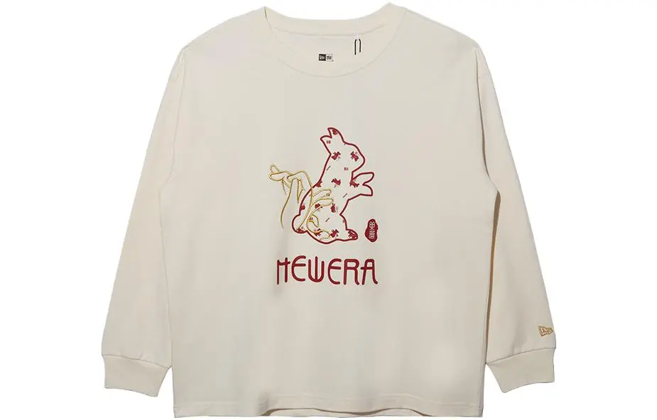 New Era T Shirt Unisex Ivory White