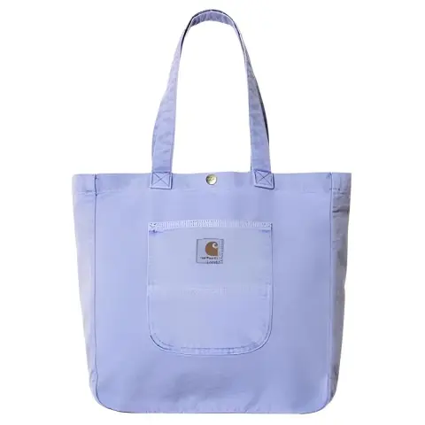 Carhartt Polyester Tote Bag, Shopping Bag, Handbag, Shoulder Bag Regular Unisex Light Blue