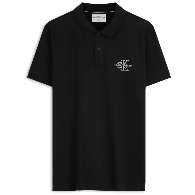 CALVIN KLEIN Polo Shirt Men's BEH Space Black