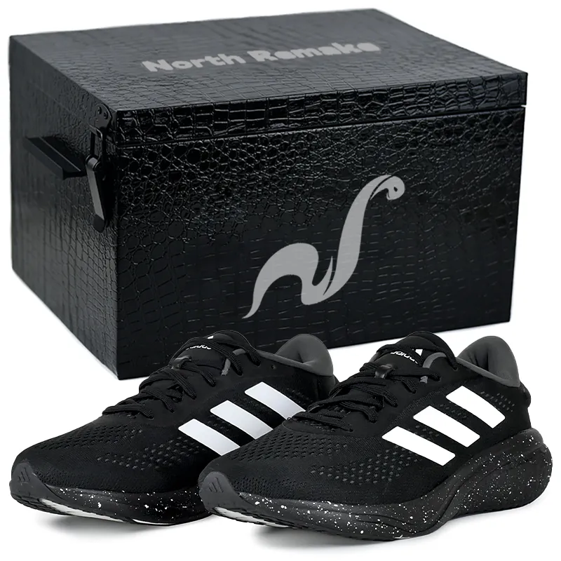 Adidas Supernova 2 Cushioning Lightweight Low top Running Shoes Men's Black White