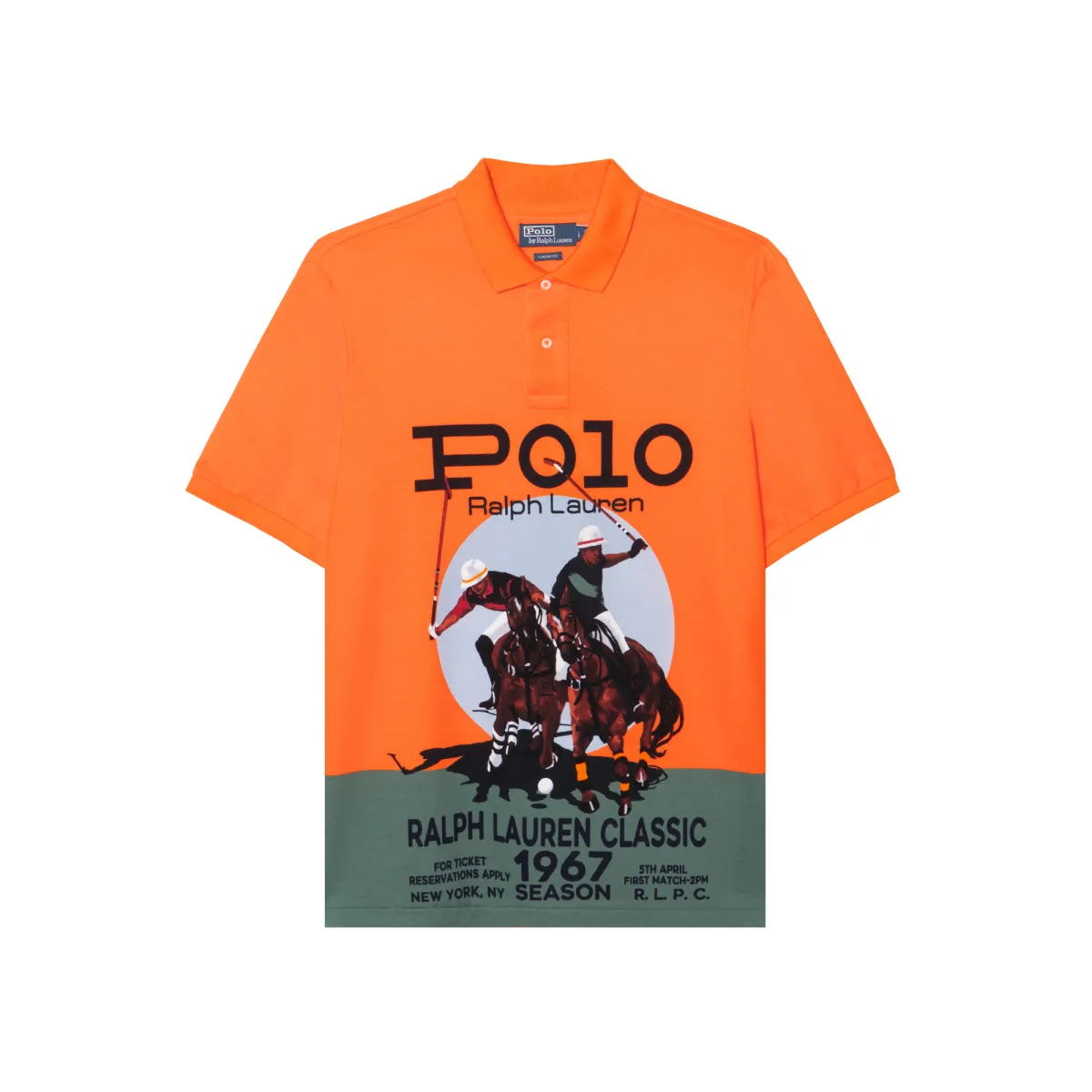 Polo Ralph Lauren FW22 Polo Shirt Classic Version Men's Orange