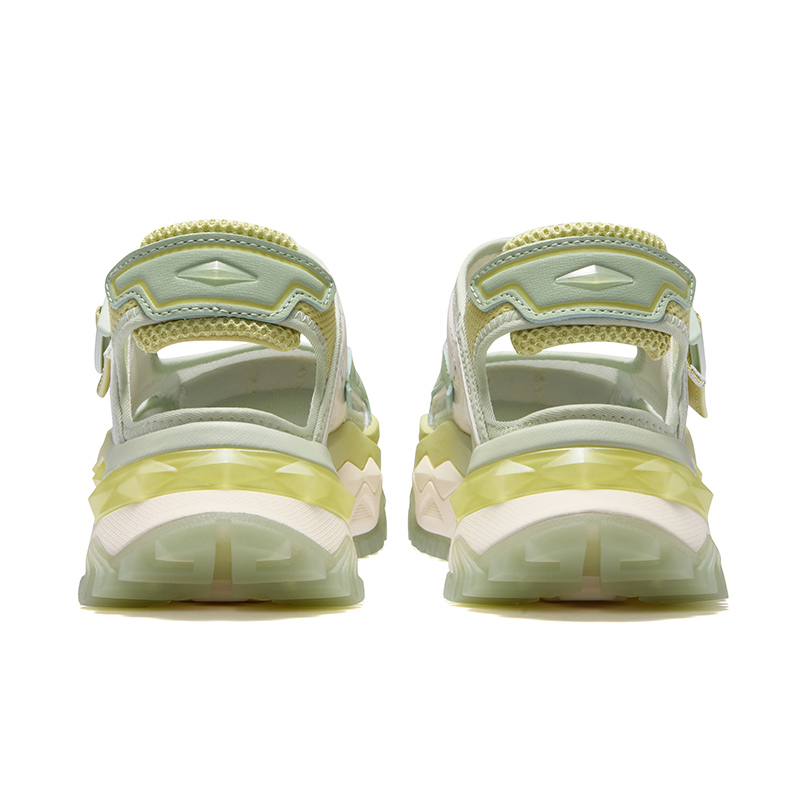 Женские сандалии Fila FUSION BIANCO SANDAL (бело-зеленые) — фото 5