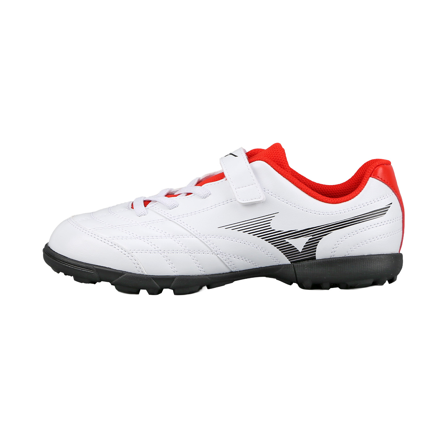 Детские бутсы Mizuno Folgado AS (белый черный красный)