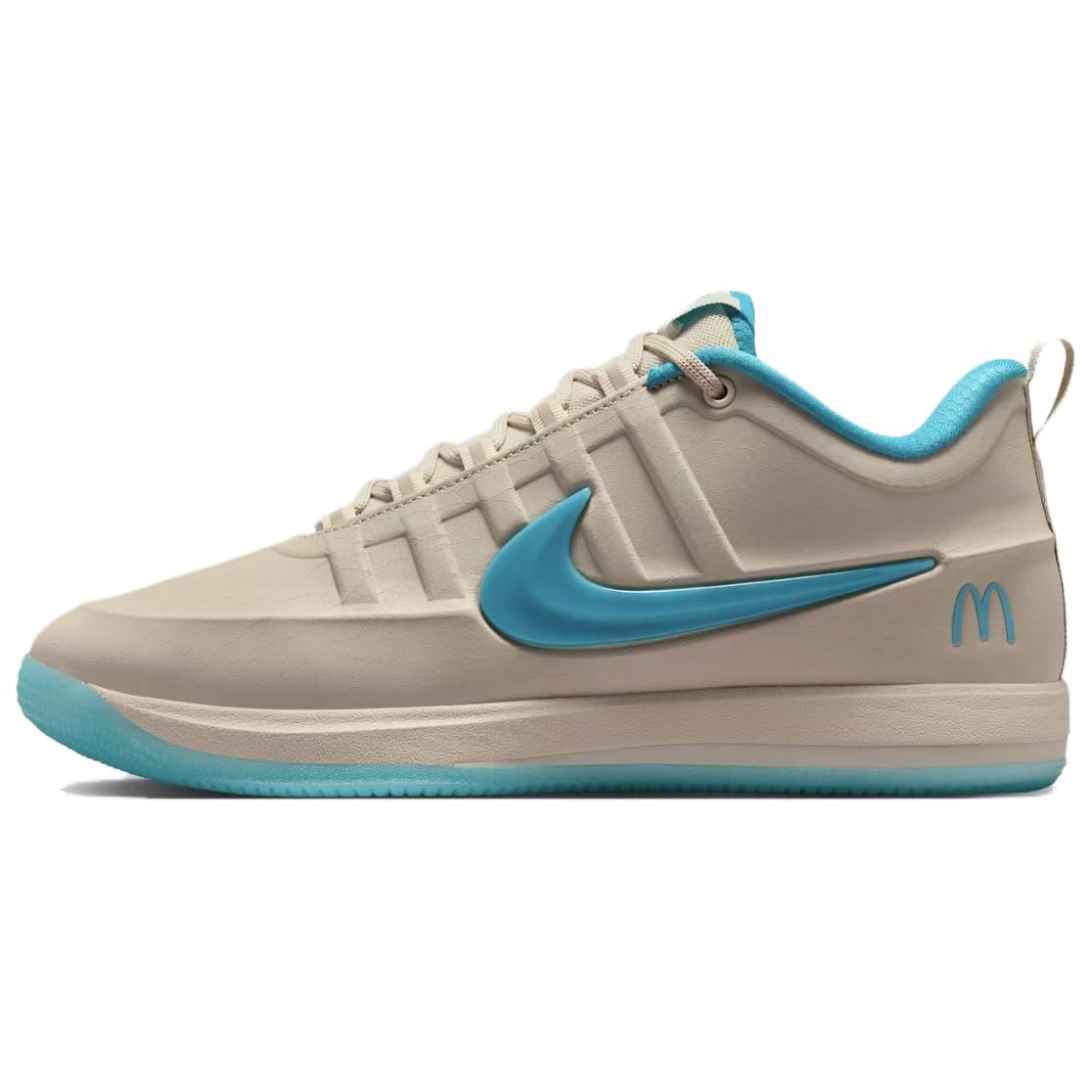 Мужские кроссовки Nike Book 2 EP (бежево-синие)