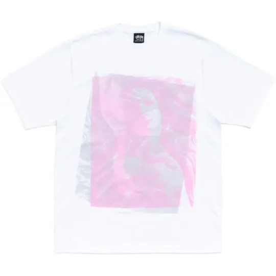 Stussy SS26 Stussy летняя модная универсальная футболка с короткими рукавами и принтом Венеры для мужчин и женщин.