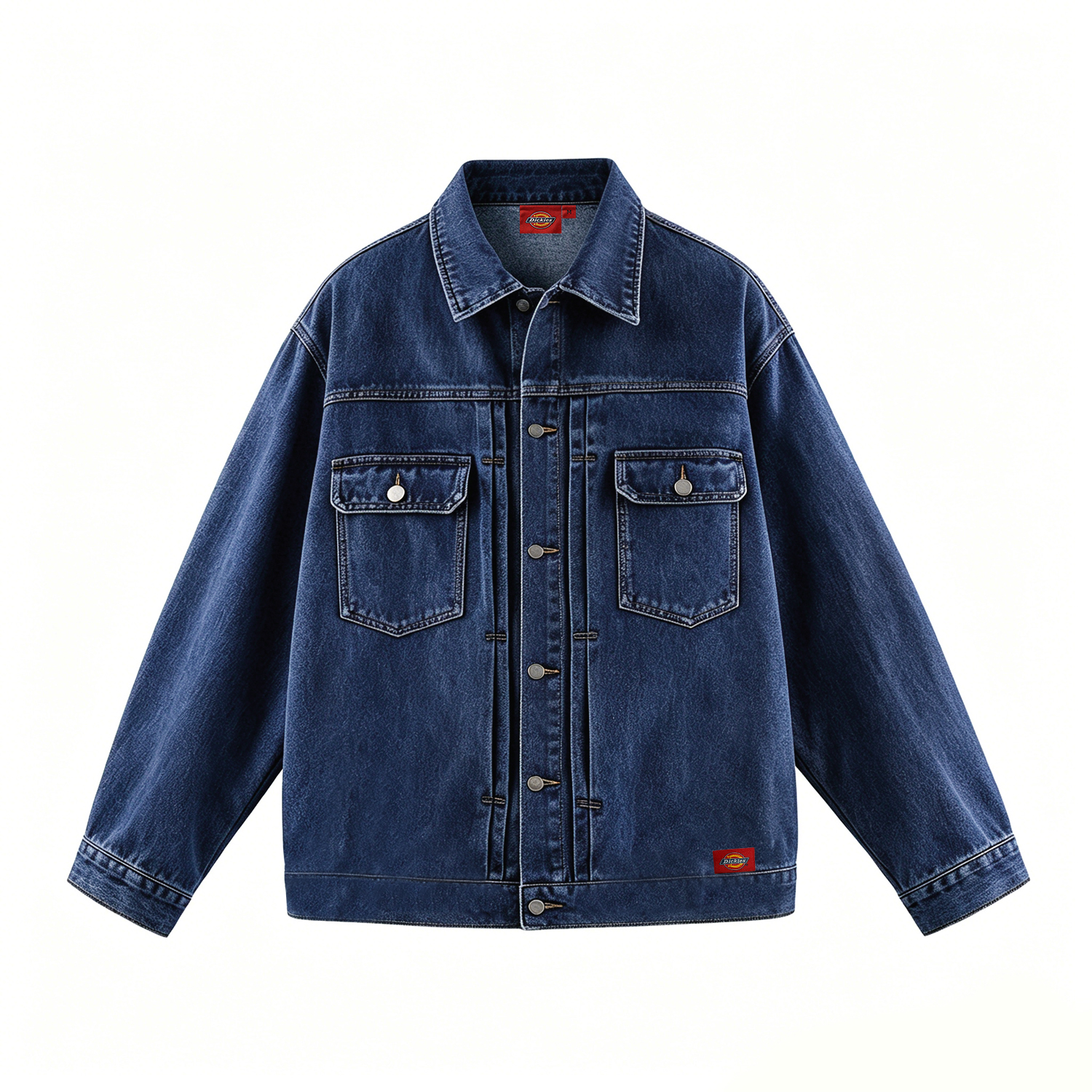 Джинсовая куртка Dickies Washed Denim Jacket (синяя)