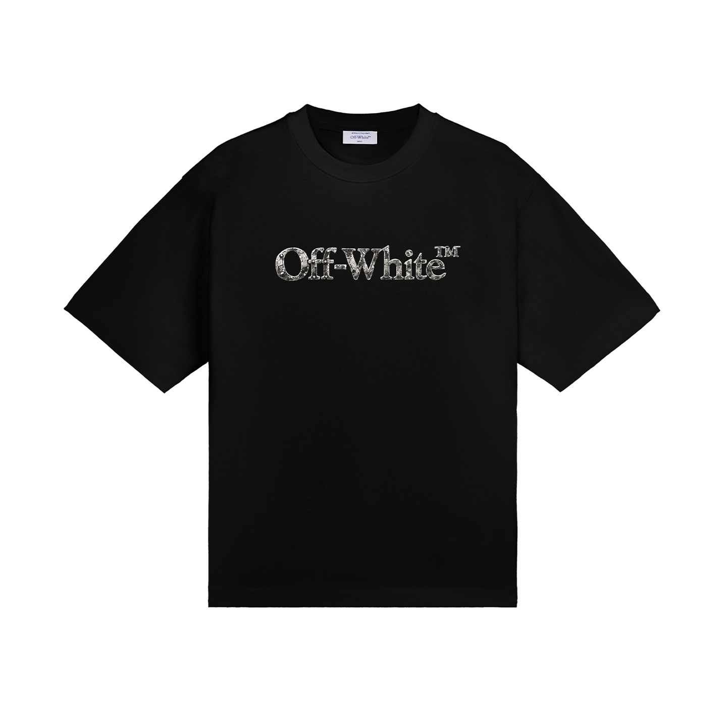 Футболка OFF-WHITE OFF-WHITE SS26 logoT (темно-серая)