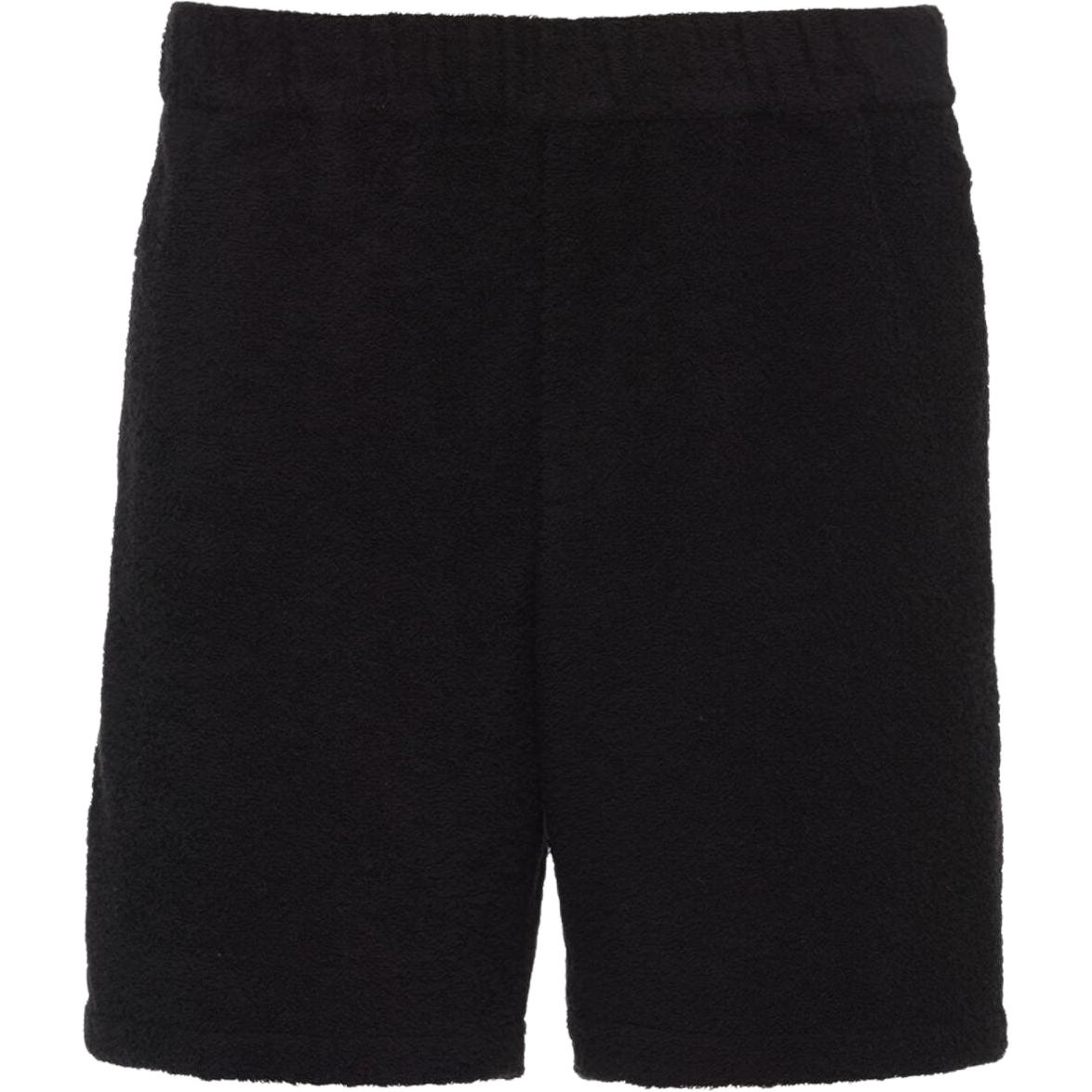 Мужские шорты Prada PRADA Cotton terry shorts (синий)