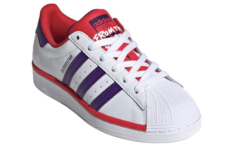 Кеды adidas Originals (белыйфиолетовыйкрасный) — фото 4