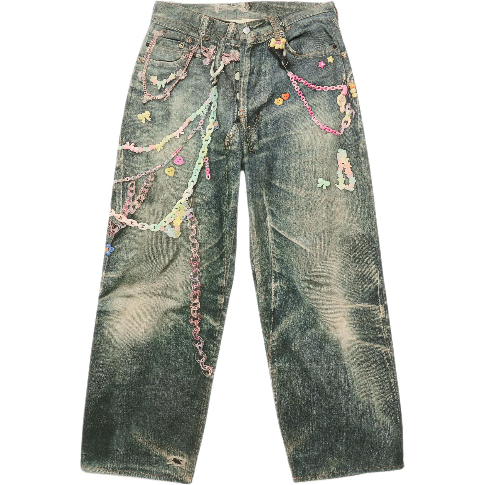 Джинсы Acne Acne Studios SS26 1981 3D (голубые)