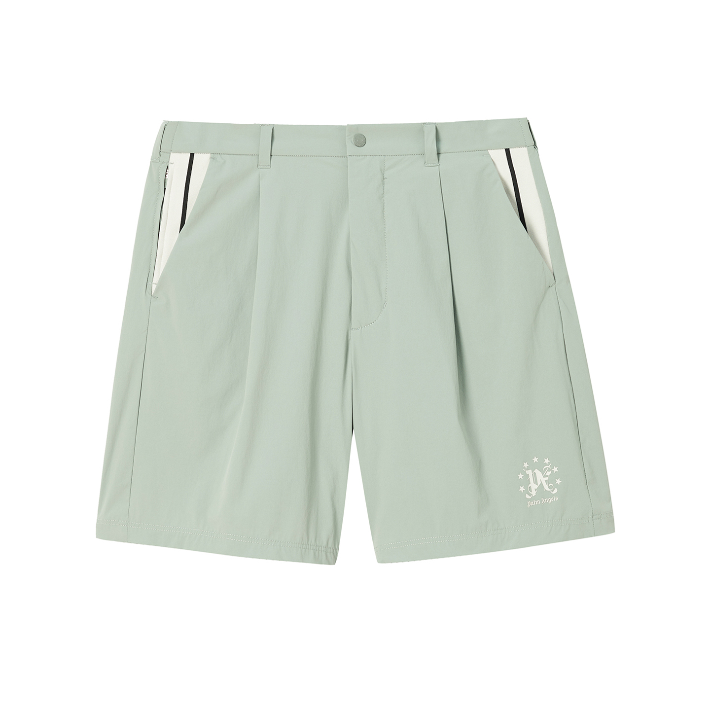 Унисекс шорты PALM PALM ANGELS SS26 logo (черные)