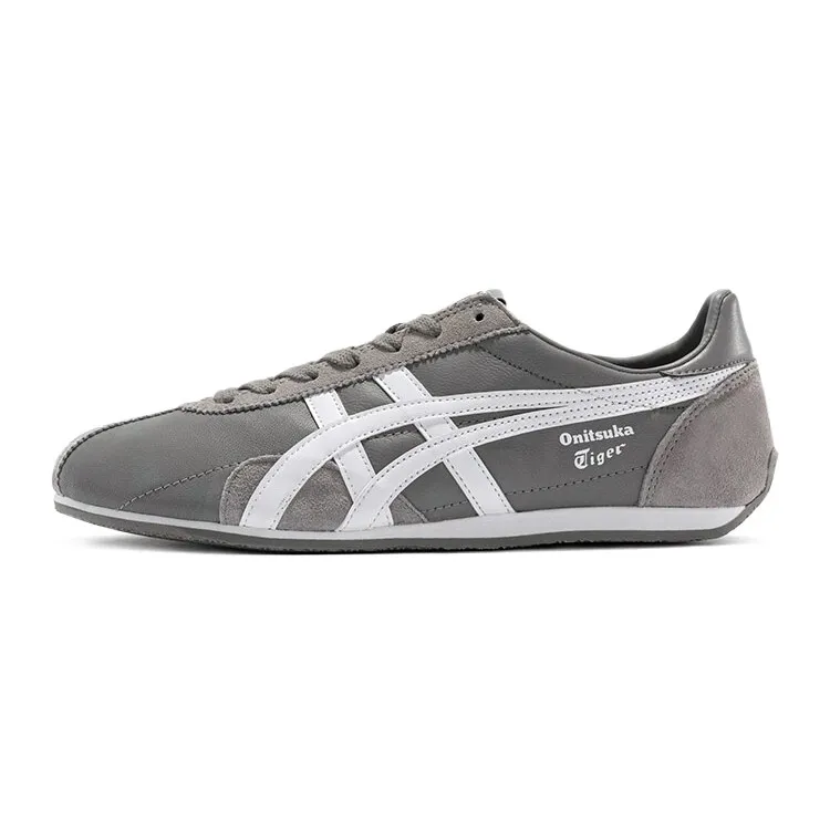 Onitsuka Tiger Runspark Slip Resistant Low top Skateboard Shoes Unisex Gray