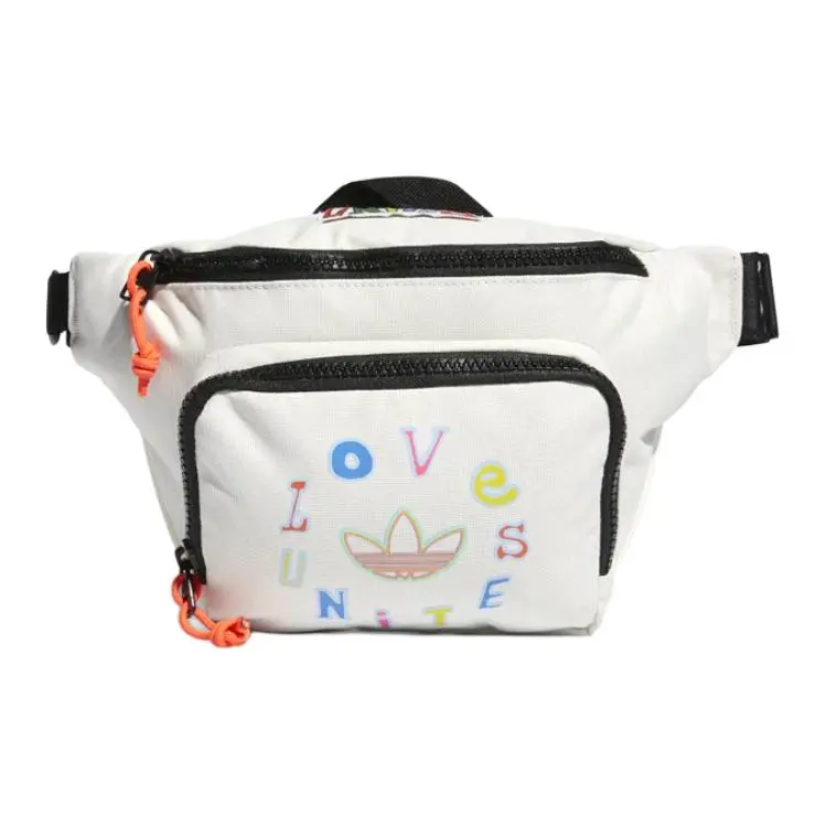 Adidas Originals Polyester Sling Bag, Shoulder Bag, Crossbody Bag, Fanny Pack Unisex White